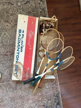 Vintage badminton set